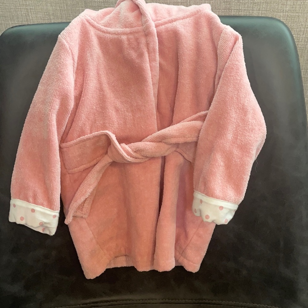 Pink Carter’s robe